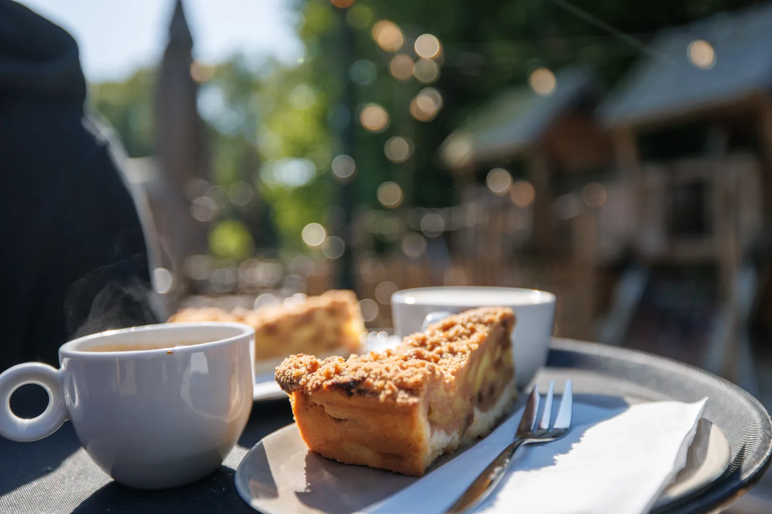 Koffie met gebak bij Het Rieten Dak