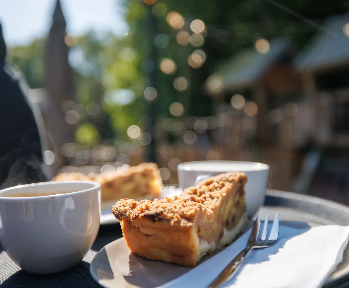 Koffie met gebak bij Het Rieten Dak